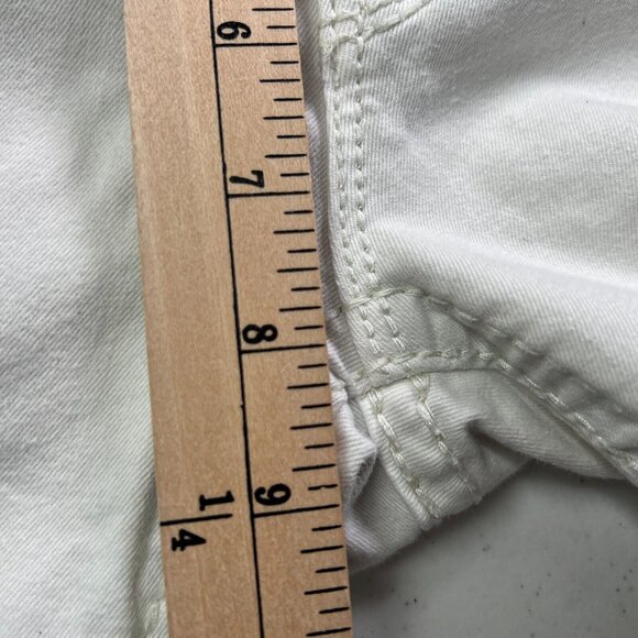 Rock Revival Hanaya Crop Jeans Womens 28 White Stretched Denim Ankle - Picture 12 of 13